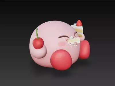 figura coleccionable bola rosa  3D print model