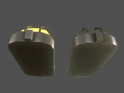 Wall Light - Game Ready Low-poly 3D model