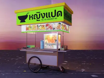 TH-Street food 1 3D model