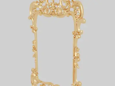 Classic frame of luxurious gold interior inlaid gold leaf CNC Texture buy