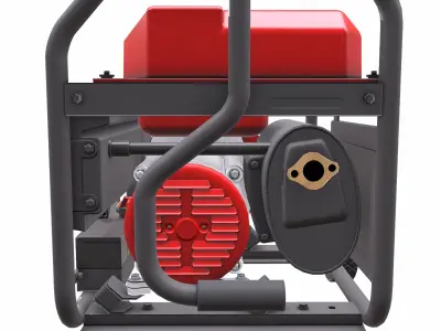 Generator Low Poly Low-poly 3D model