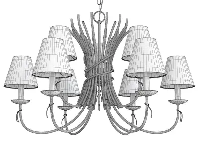 CEILING SILVER SCULPTURE CHELSOM Low-poly 3D model