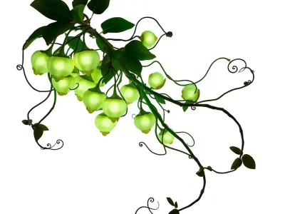 Glowing Vine Lantern model pack Low-poly 3D model