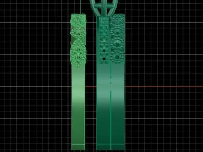 Jewelry ring 163 3D print model