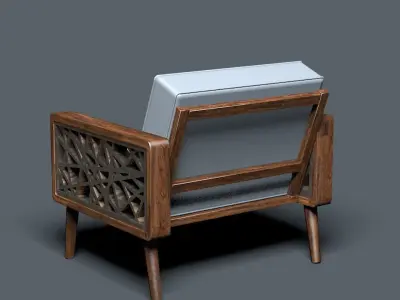 Modern Chair 02 Free low-poly 3D model