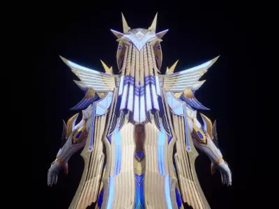 EGYPTIAN GOD 3D MODEL Low-poly 3D model