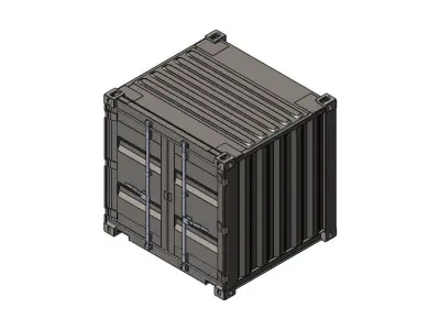 6GP Shipping Container 3D model