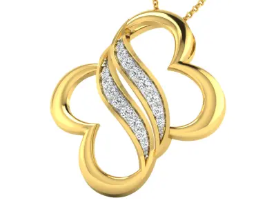 Pendant Earring Set 3dm STL OBJ FBX Render Details 3D print model