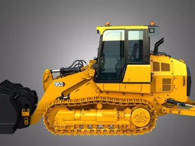 953 Track Loader - Bucket 3D model