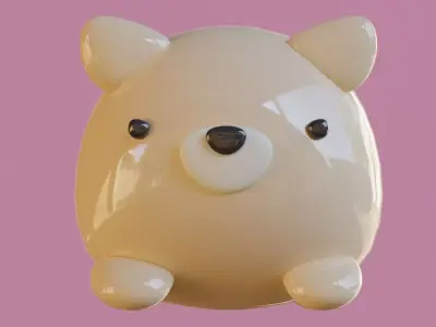 cookie-doggy Free low-poly 3D model