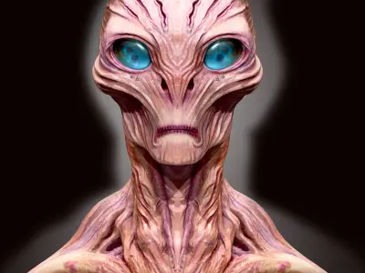 ALIEN GRROUP 3D Model Pack