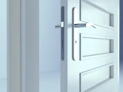 White Door 54 3D model
