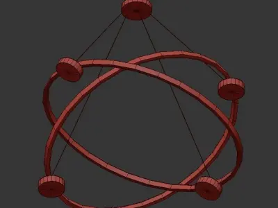 Chance circle hanging 3D model