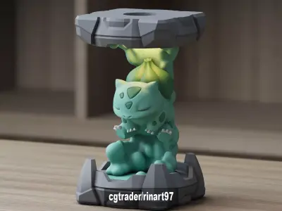 Bulbasaur in the Clone Lab 3D print model