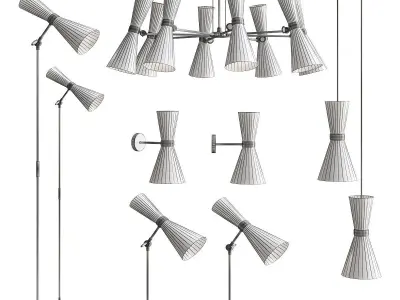 Cairo Light Collection - 5 types 3D model