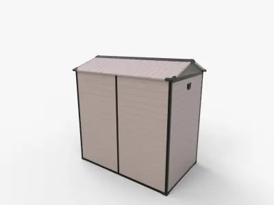 Keter Manor Apex Outdoor Garden Storage Shed 3D model