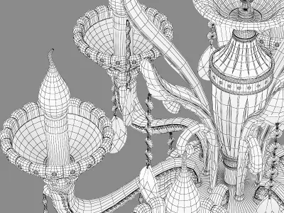 698062 Alzata Osgona Chandelier 3D model