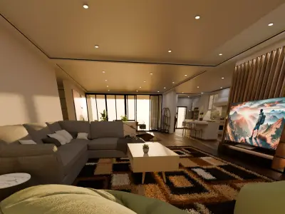Modern House Interior 3D model