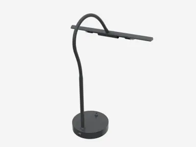 Piano metal table lamp 3D model