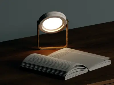 lampshade set 03 Low-poly 3D model