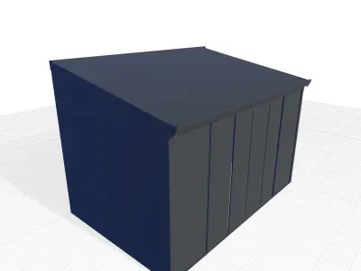 San Remo Plastic Gazebo 3D model