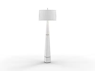 Uttermost Trian Floor Lamp 3D model