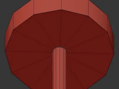 Gastown 3 three light pendant hanging from frame 3D model