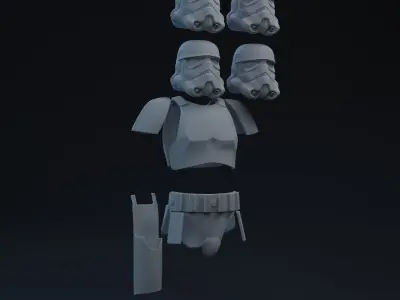 ANH TK Kit Updated One-Twelfth Scale Printable Kit 3D print model