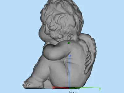 angel  3D print model