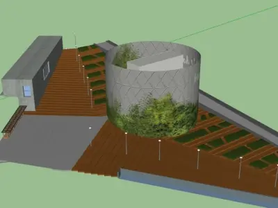 Yeolin Madang of The Asia Culture Center Free 3D model