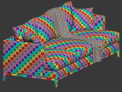 Theodore Alexander Rowan Primavera Sofa 3D model