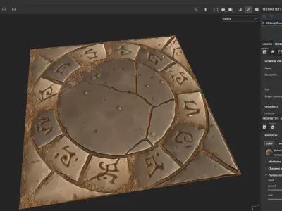Stylized floor material Texture