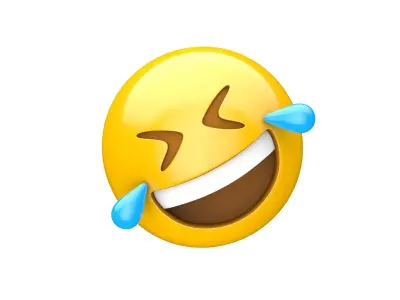 Apple Rolling on the Floor Laughing 3D model