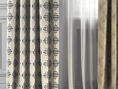 Curtain Set 111 3D model