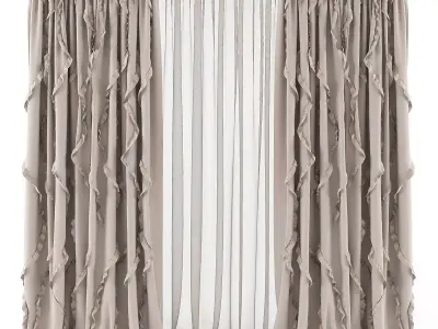 Curtain 3D model 62 3D model