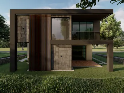 SE Villa Kemerburgaz by FGM 3D model
