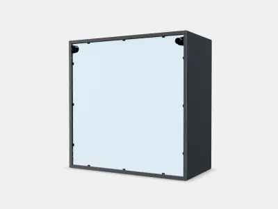 EKET Cabinet w 2 doors and 1 shelf Low-poly 3D model