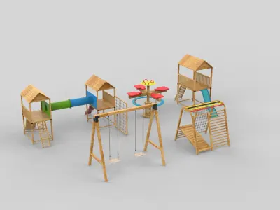 Playground pack 02  3D model