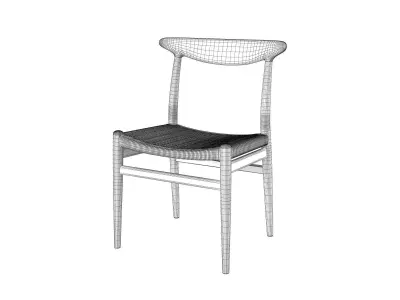 W2 Dining Chair 3D model