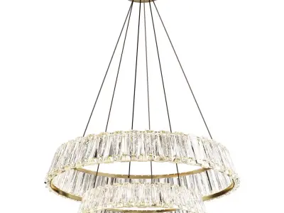 Chandelier Xuanda TGDXD8356 rings Lamp 3D model