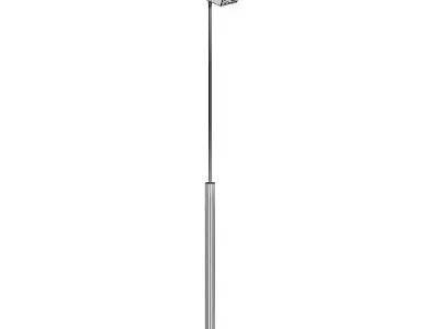 CARRE floor lamp with square base 3D model