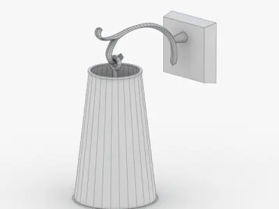 1472 - Bra Lamp Low-poly 3D model