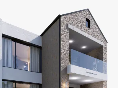 house Low-poly 3D model