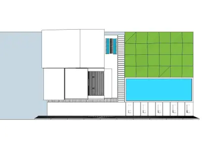 Modern Building-H1 3D model