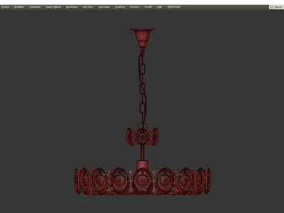 Palwa Chandelier or Pendant Light Low-poly 3D model