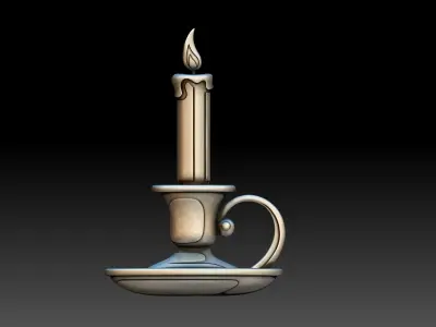 Candlestick 3D print model