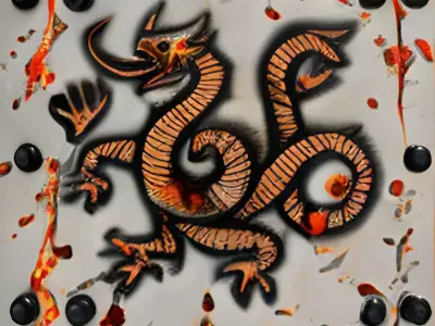 Rugged Dragon Power Audio Speaker Low-poly 3D model