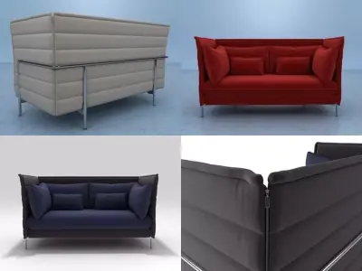 Alcove 2-Seater 3D model