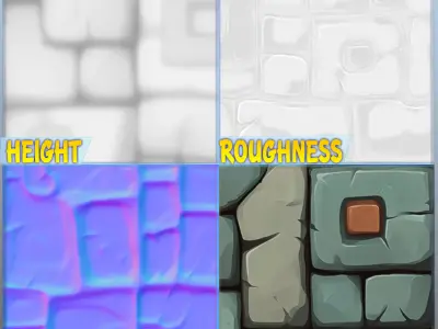 Stylized Wall Seamless Texture Texture 47