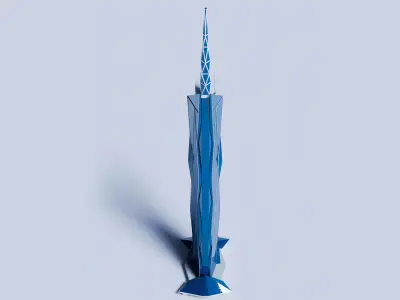 Merdeka 118 tower - Kuala Lumpur 3D model